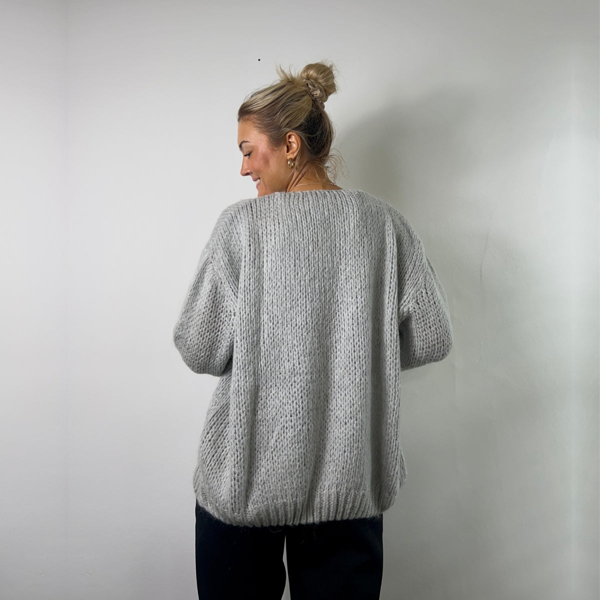 Dove grey cardigan best sale