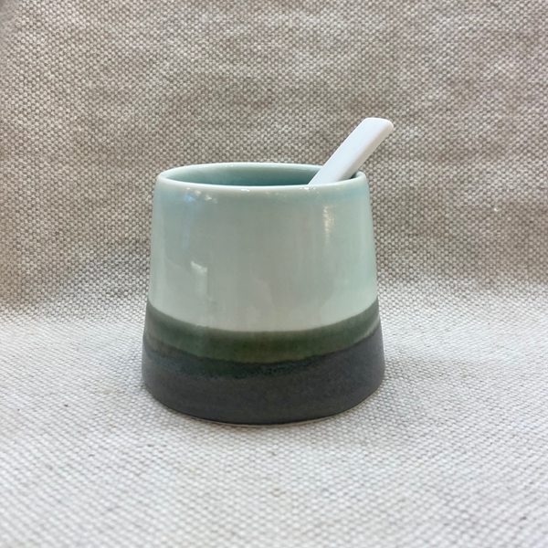 Edit Juhasz Ceramics Salt and Pepper Pot Turquoise