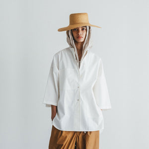 Fog Linen Eeshta Cotton Top - Off White