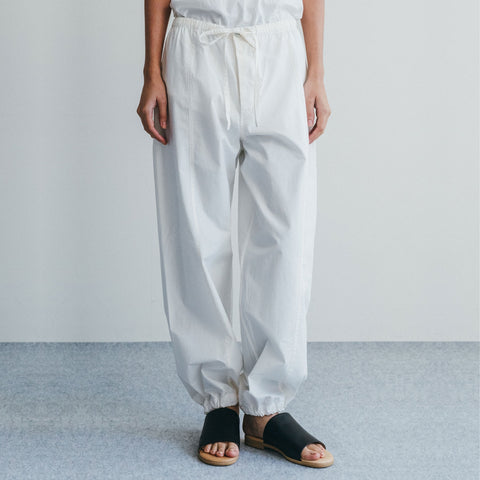 Fog Linen Noor Cotton Pants - Off White