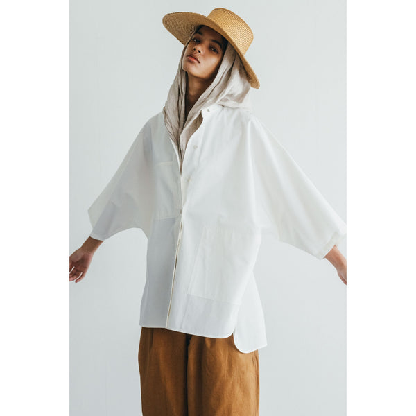 Fog Linen Eeshta Cotton Top - Off White