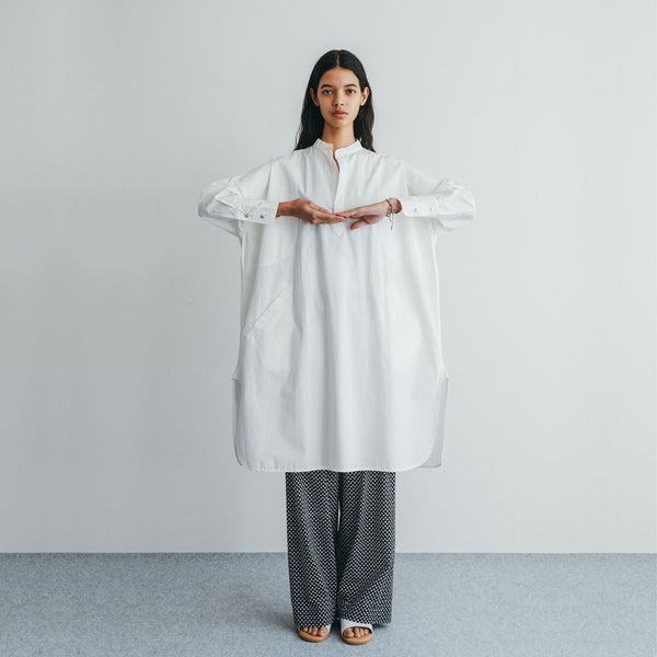 Fog Linen Neha Cotton Dress - Off White