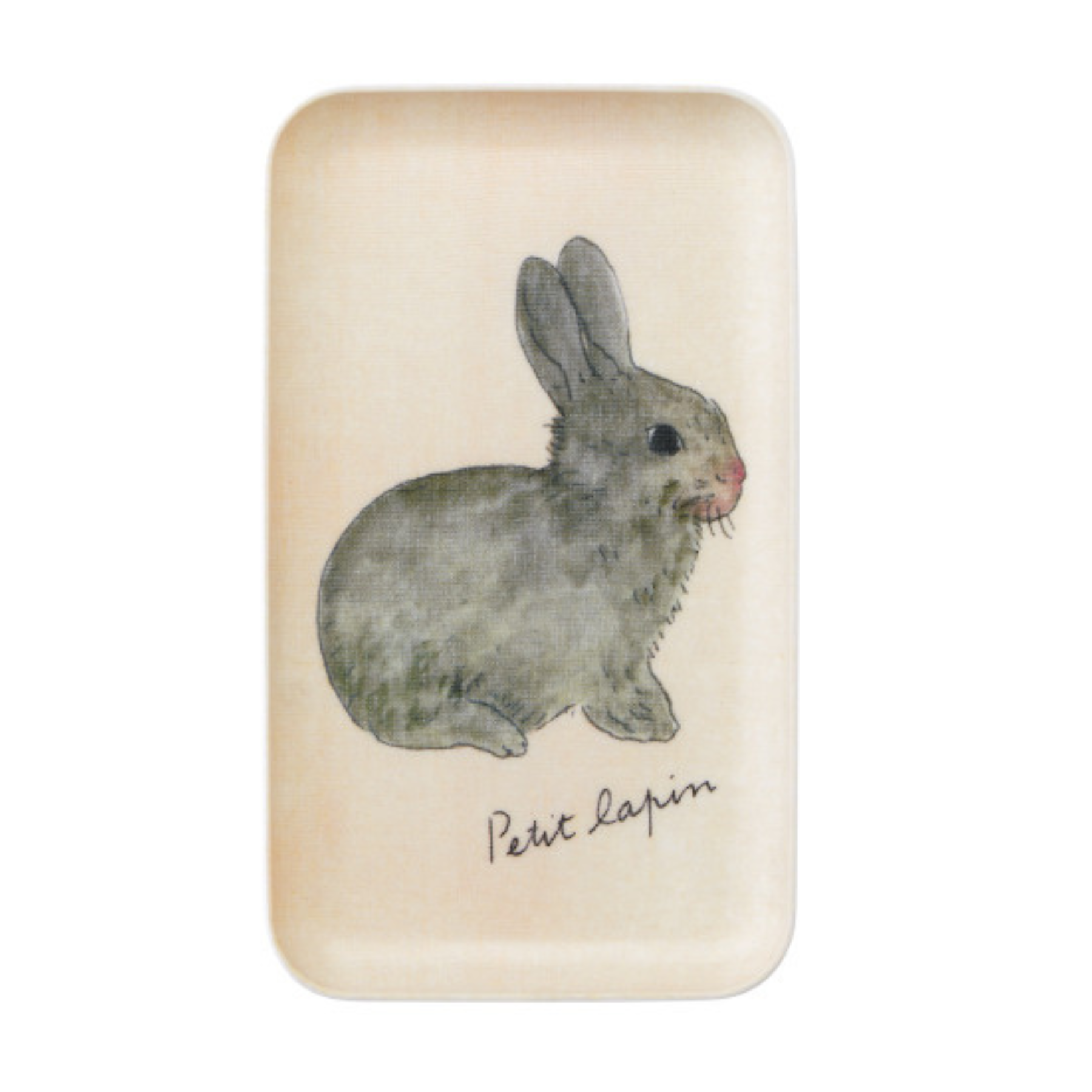 Fog Linen Small Tray - Bunny