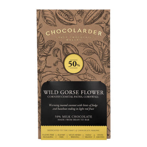 Chocolarder Wild Gorse Flower 50% Milk Chocolate